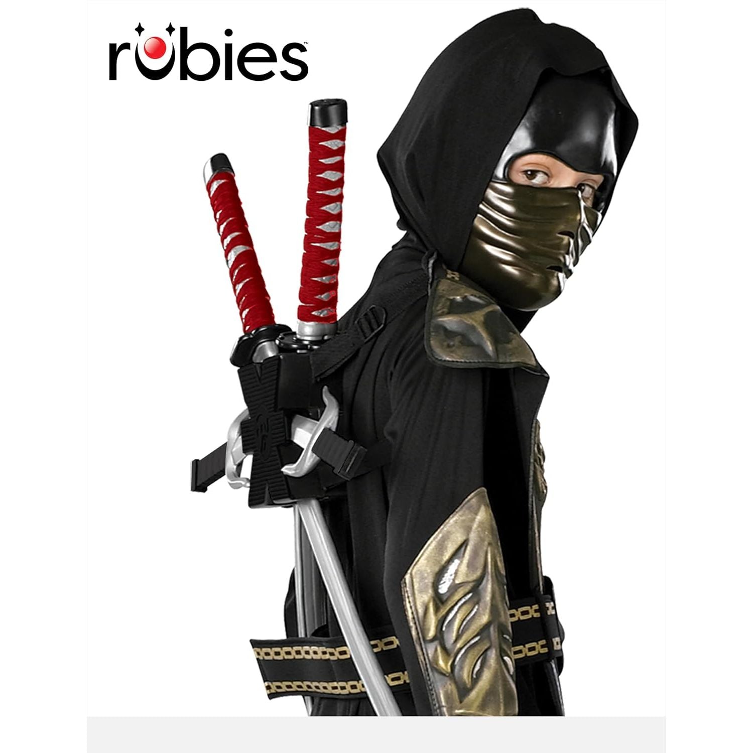 Buy now Rubie's Dragon Ninja Child's Backpack Weapon Set for Themed Parties and Halloween, Multicolor at indiglob india