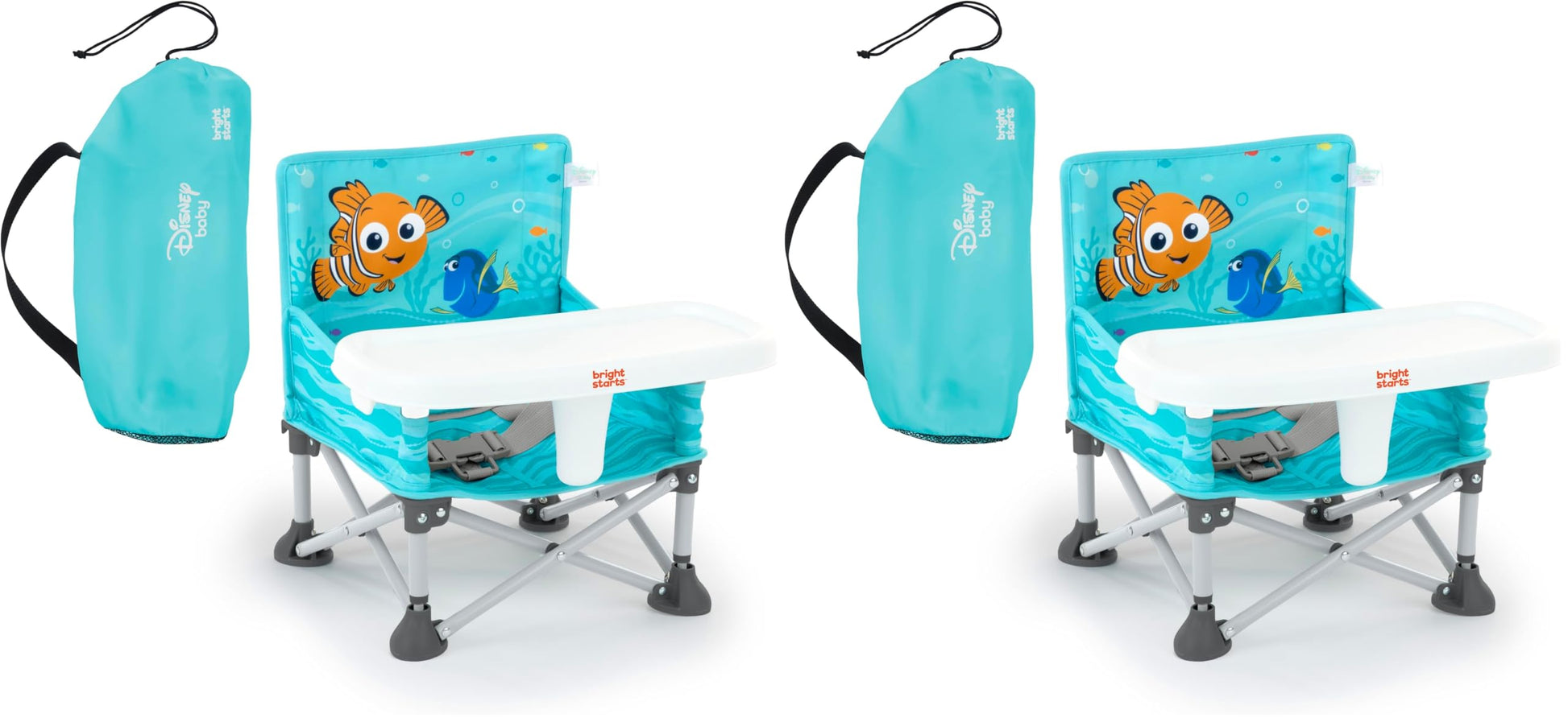 Buy now Summer by Bright Starts Pop 'N Sit Portable Booster Chair, Floor Seat, Indoor/Outdoor Use, Compact Fold, Green, 6 Mos - 3 Yrs at indiglob india