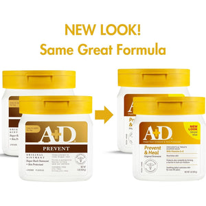 A+D Original Diaper Rash Ointment, 1 Pound Jar Pack of 2