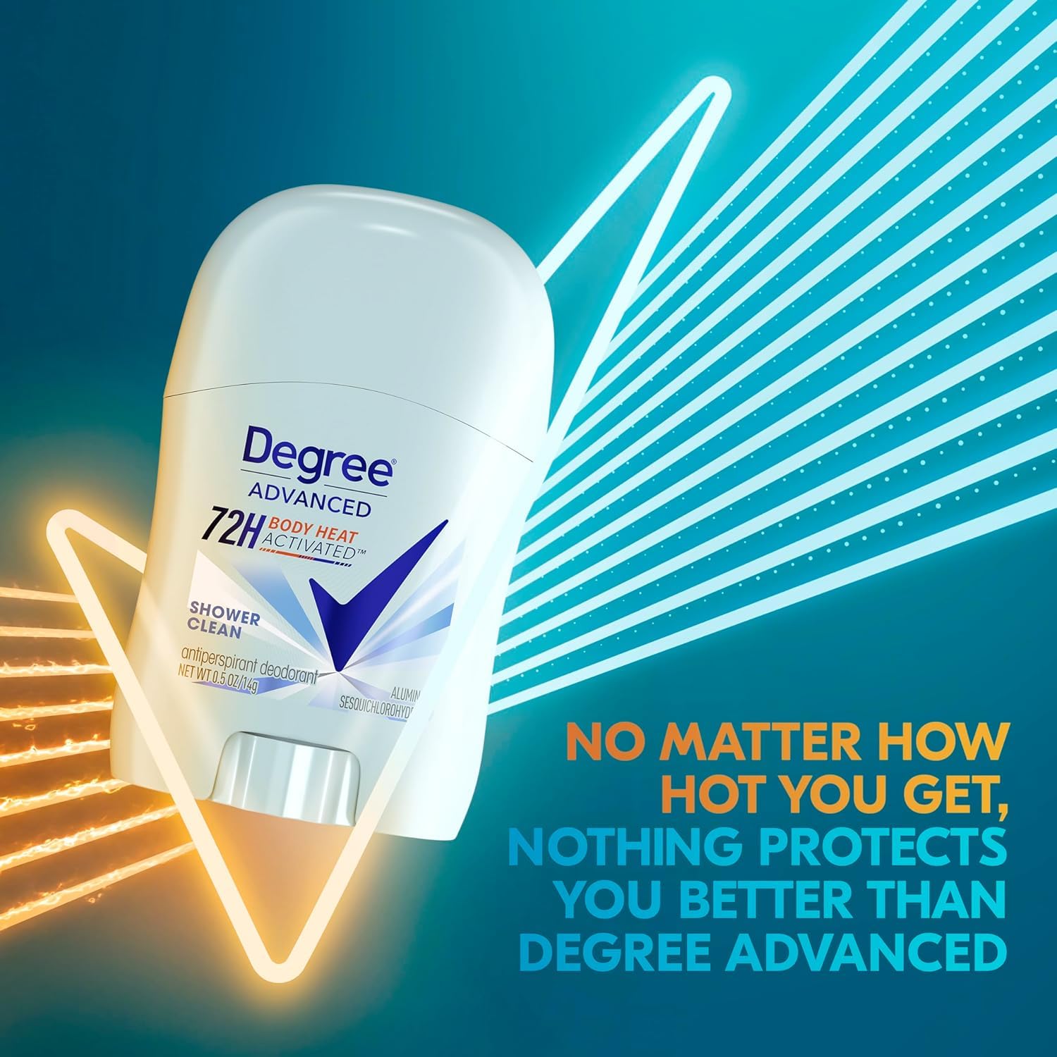 Buy now Degree Advanced Antiperspirant Deodorant, Shower Clean 4-Pack – Travel Deodorant for Women, 72H Protection, 0.5 Oz Ea at indiglob india