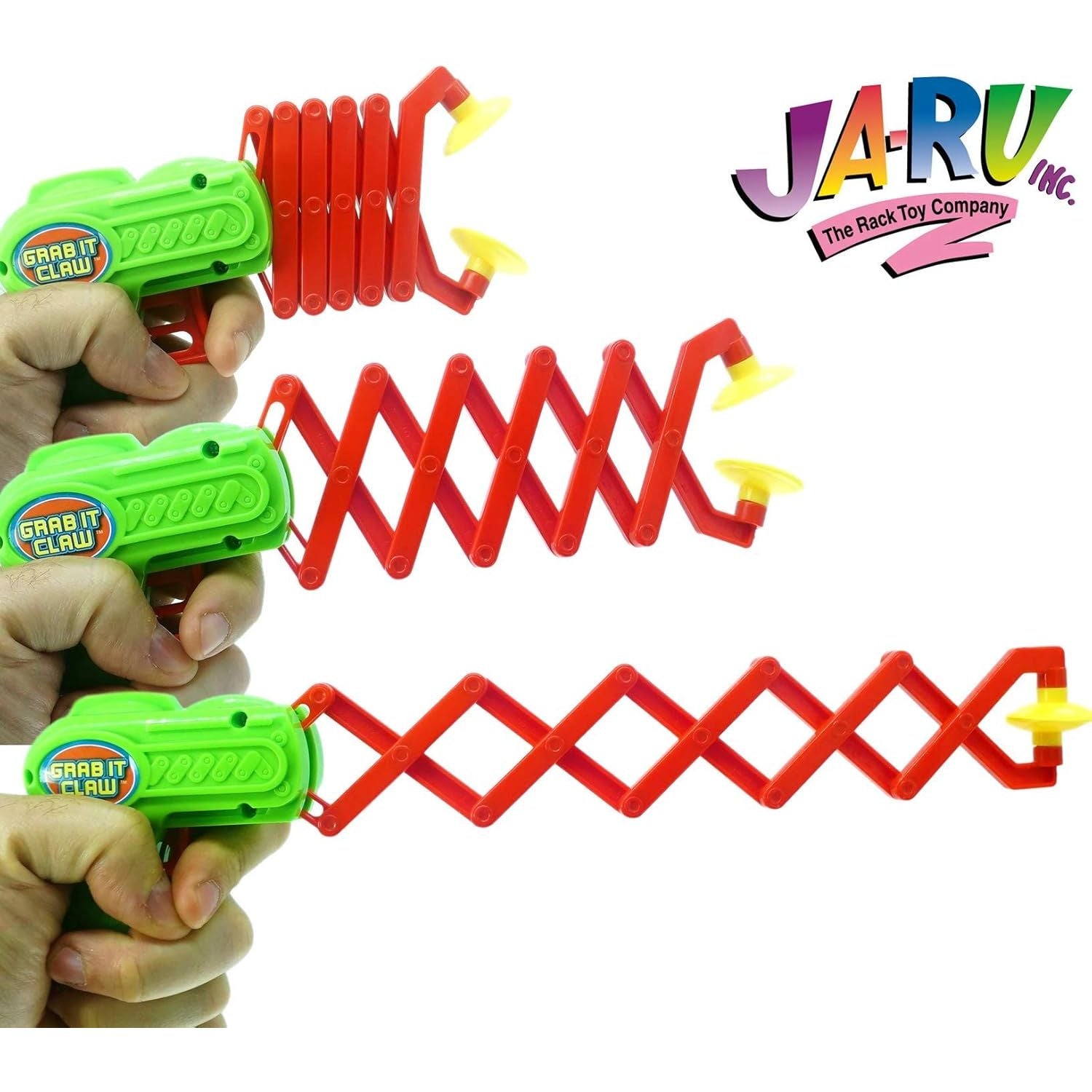 Buy now JA-RU Kids Grabber Claw (1 Pack) 12 Inch Long Plastic Reacher Machine. Robot Hand Toy. Trash Pickup Extender Tool. Interactive Learning Hand Eye Coordination Toys. 5614-1A at indiglob india