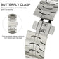 Titanium Metal Band Compatible with Apple Watch Band Ultra 49mm 45mm 44mm 42mm，with Titanium Strap for Butterfly Clasp for iWatch Series 8/7/6/5/4/3/2/1 SE (Contains Apple Watch Ultra Case)
