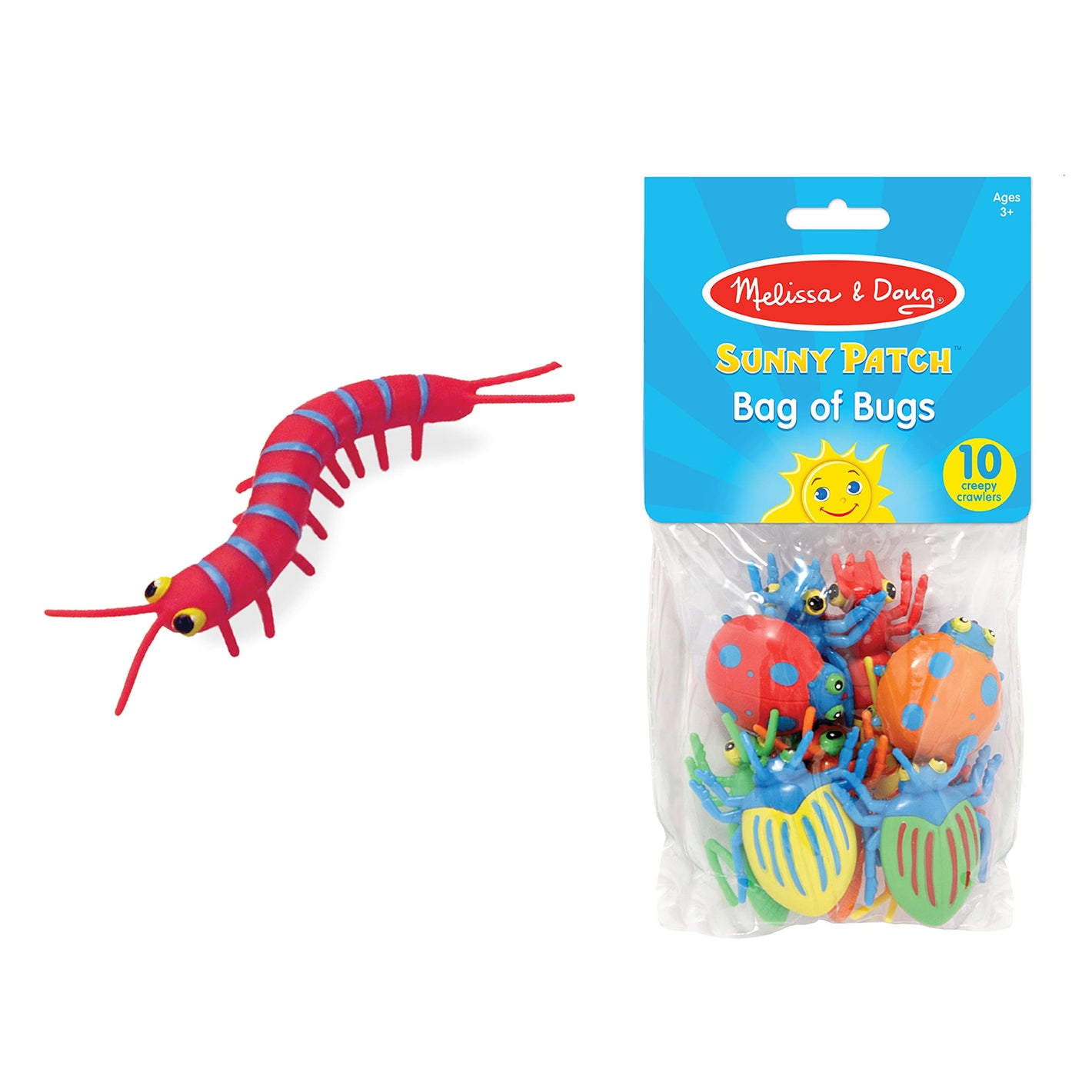 Buy now Melissa & Doug Sunny Patch Bag of Bugs (10 pcs) at indiglob india