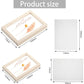 12 Pieces Paper Making Kit, 2 Size Wooden Paper Making Mould Frame, Dried Flowers, Sponge with Replace Mesh Cloth for DIY Craft - My Store