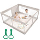 ZEEBABA Baby Playpen, Big Play Pen for Babies(59x59x27inch), Kids Safe Play Center for Babies and Toddlers, Baby Fence Gives Mommy a Break