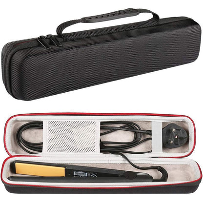 Faylapa Hard Carry Travel Case for Classic Hair Straightener Curling Irons Styler,Hair Straightener EVA Case for Vacation(Accessories Not Include,Pink)