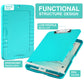 Buy now Sooez Clipboard with Storage, Clip Board 8.5 x 11 with Pen Holder, Plastic Organization Case Box for Letter Legal A4 Size Paper, Low Profile Clip, Nurses Teachers Must Haves, School & Office Supplies at indiglob india