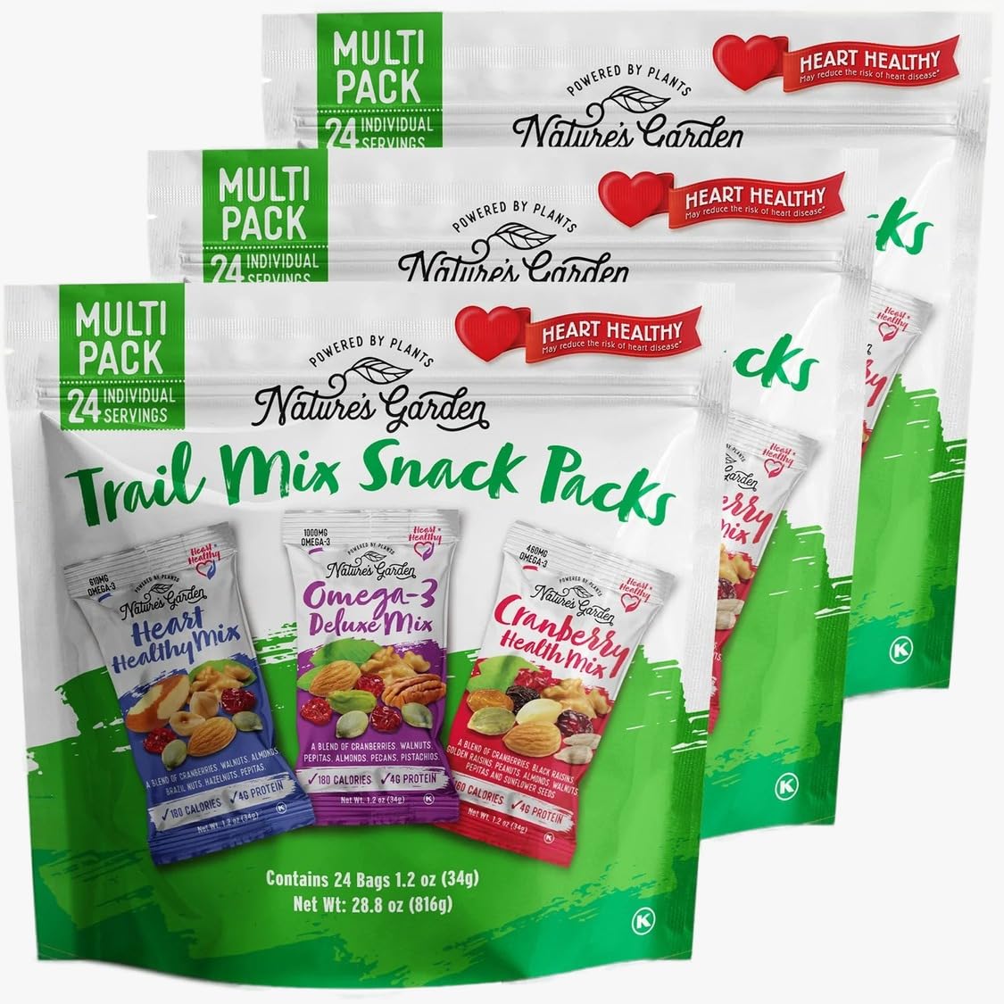 Buy now Nature's Garden Healthy Trail Mix Snack Pack (28.8 oz) at indiglob india
