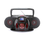 Buy now Emerson EPB-3002 Portable Bluetooth, MP3/CD AM/FM Stereo Radio Cassette Player/Recorder with Subwoofer and USB Input Boombox at indiglob india