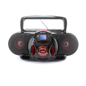 Buy now Emerson EPB-3002 Portable Bluetooth, MP3/CD AM/FM Stereo Radio Cassette Player/Recorder with Subwoofer and USB Input Boombox at indiglob india