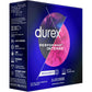 Condoms, Ultra Fine, Ribbed, Dotted with Delay Lubricant, Durex Performax Intense Natural Rubber Latex Condoms, 24 Count, Contains Desensitizing Lube for Men, FSA & HSA Eligible