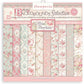 Stamperia International KFT SBBL25 Pack 10 Sheets Double face-Roses, lace and Wood, 30.5 x 30.5 (12" x 12"), Multicoloured