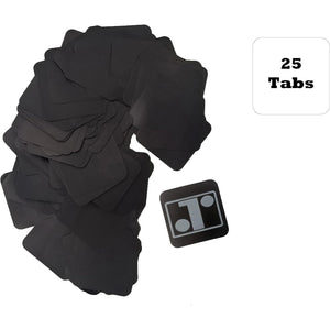 Rosenthal Collection - 100 Anti-Tarnish Strips 1"x1" Tabs for Jewelry Storage, Silver Protection, Prevent Tarnish on Rings, Necklaces, Earrings, and Watches