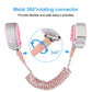 Toddler Wrist Leash for Kids 2 Pack (6.56ft Orange and Pink) Safety Kid Leash Bracelet with Magnetic Unlock Wrist Leash Toddler Reflective Strip Design Toddler Leash Child Harness Leashes for Toddlers