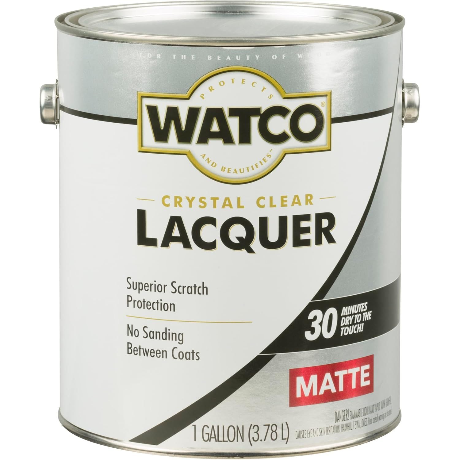 Buy now Watco 63141 Lacquer Clear Wood Finish, Quart, Semi-Gloss Clear Gallon (Pack of 1) Matte Clear Brush at indiglob india