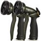 Buy now AUTOMAN-Garden-Hose-Nozzle, ABS Water Spray Nozzle with 7 Adjustable Watering Patterns, Slip Resistant for Watering Plants, Lawn& Garden, Washing Cars, Cleaning, Showering Pets & Outdoor Fun. Metalic Olive×2 at indiglob india