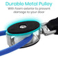 Vive Shoulder Pulley for Physical Therapy - Rotator Cuff Pain Pulley System - Over Door Rehab Exerciser - With Durable Metal Pulley & Comfortable Padded Handles