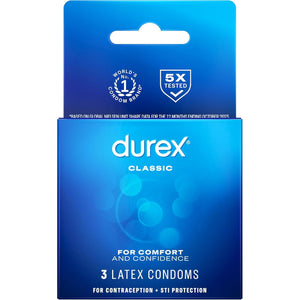 Durex XXL Extra Large Lubricated Condoms, 3 Count