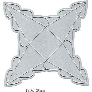 Christmas Candy Box Metal Crafts Cutting Die Cuts, DIY Crafts Template Christmas Candy Box Scrapbook Cards Cutting Dies Cut Stencil for DIY Embossing Card Making Decorative Paper Dies Scrapbooking