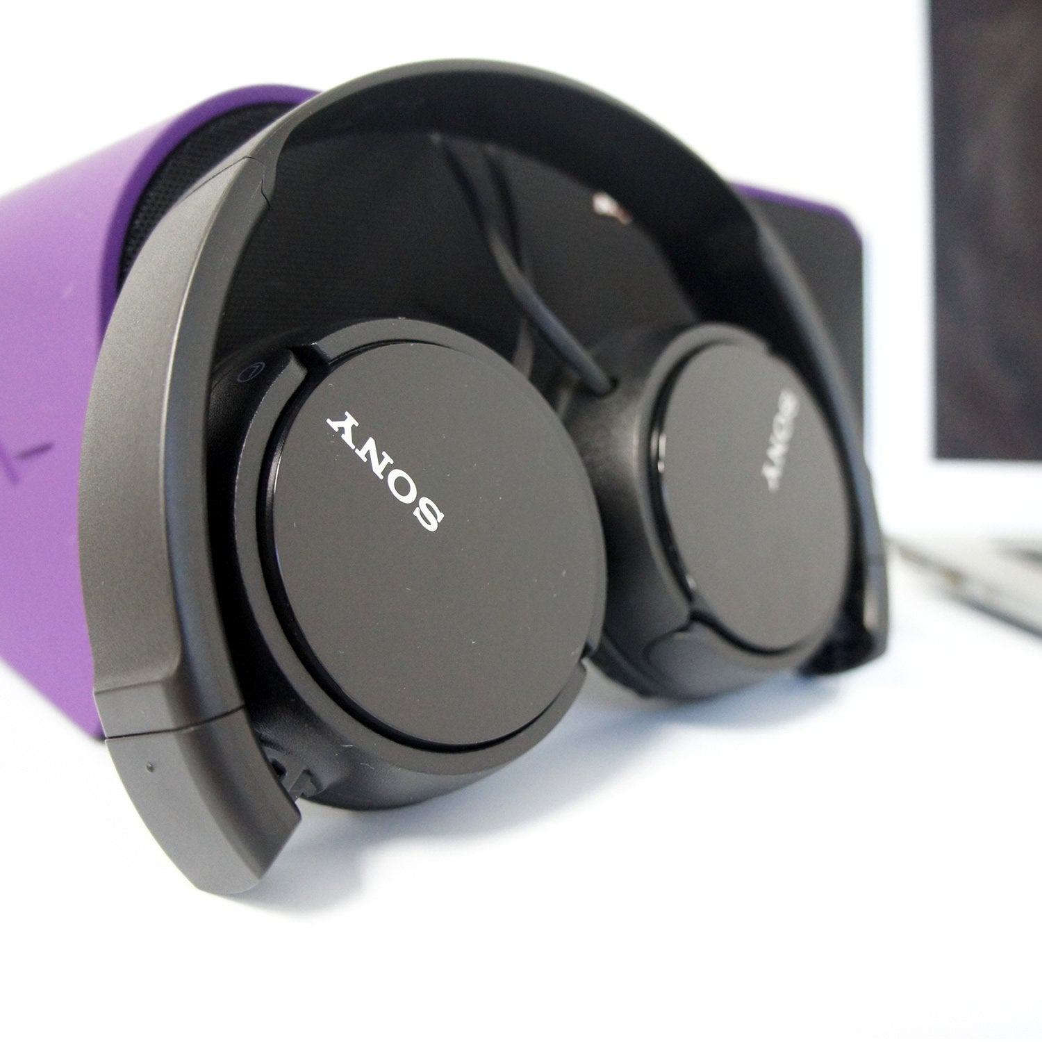 Buy now Sony ZX110 Over-Ear Dynamic Stereo Headphones (Black) at indiglob india