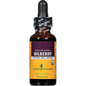 Herb Pharm Bilberry Liquid Extract for Eye and Vision Support - 1 Ounce