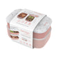 Buy now Bentgo Classic - Adult Bento Box, Stackable 3-Compartment Lunch Box with Removable Utensil Set and Sealing Strap, BPA-Free, Food Container Ideal for Meal Prep, Work, and On the Go (Blush Marble) at indiglob india