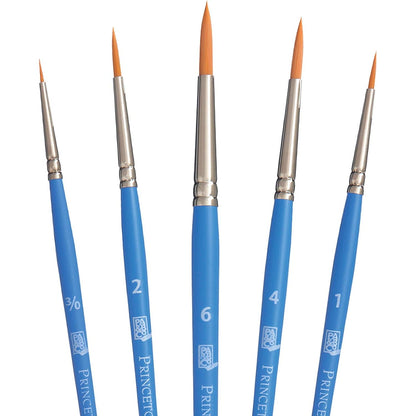 Princeton Select Artiste Paintbrush, 10-5 Brush Set, Blue