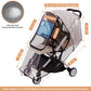 Bemece Stroller Rain Cover Universal Stroller, Travel Weather Shield Windproof and Waterproof Protect from Dust and Snow