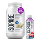 Buy now Isopure Zero Carb 100% Pure Whey Isolate Protein Powder, Lactose Free, Gluten Free, with Vitamins, Creamy Vanilla, 25g Protein Per Serving, 1 Lb, 15 Servings (Packaging May Vary) Creamy Vanilla 3 Pound & Protein Water (Bundle) at indiglob india
