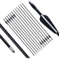 Archery Targeting Arrows 28inch Practice Arrows for Recurve Bow Fiberglass Training Arrows for Kids Youth and Teens (12Pcs/6Pcs)