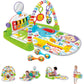 Fisher-Price Baby Playmat Deluxe Kick & Play Piano Gym for Learning & 2 Maracas Soft Rattles for Newborn to Toddler Play Ages 0+ Months