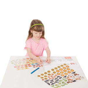 Buy now Melissa & Doug Activity Pad Bundle - Alphabet, Colors & Shapes & Numbers Sticker and Coloing Activity Books for Girls and Boys, Great Travel Toy at indiglob india