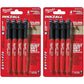 Milwaukee 48-22-3104 Inkzall Point Marker, Fine, Black, 4-Pack