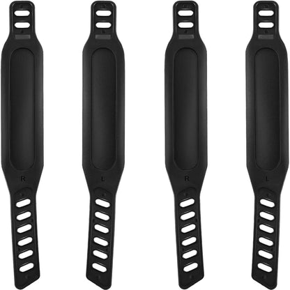 2 Pairs Exercise Bike Pedal Straps Universal Pedal Straps of 1.7 x 12 Inch for Exercise Cycle Home or Gym