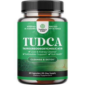Advanced Bile Salt TUDCA Supplement - Extra Strength TUDCA 500mg per Serving Bile Salts for Gallbladder Kidney and Liver Support - High Purity Tauro Ursodeoxycholic Acid Liver and Gallbladder Cleanse