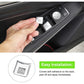 ALAVENTE Car Window Glass Lift Button Trim Cover Sticker for Mercedes Benz A/B/C(W204)/E(W212)/GLA/CLA/GLK/GL/ML/GLE Class (14 Pcs)