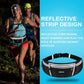 Running belt for Men Women with Extender Large Capacity Runner Waist Pack with 4 PocketsHiking Travel Camp Running Workout Belt BagReflective No Bounce Waist BagEasy Carry Large Phones black