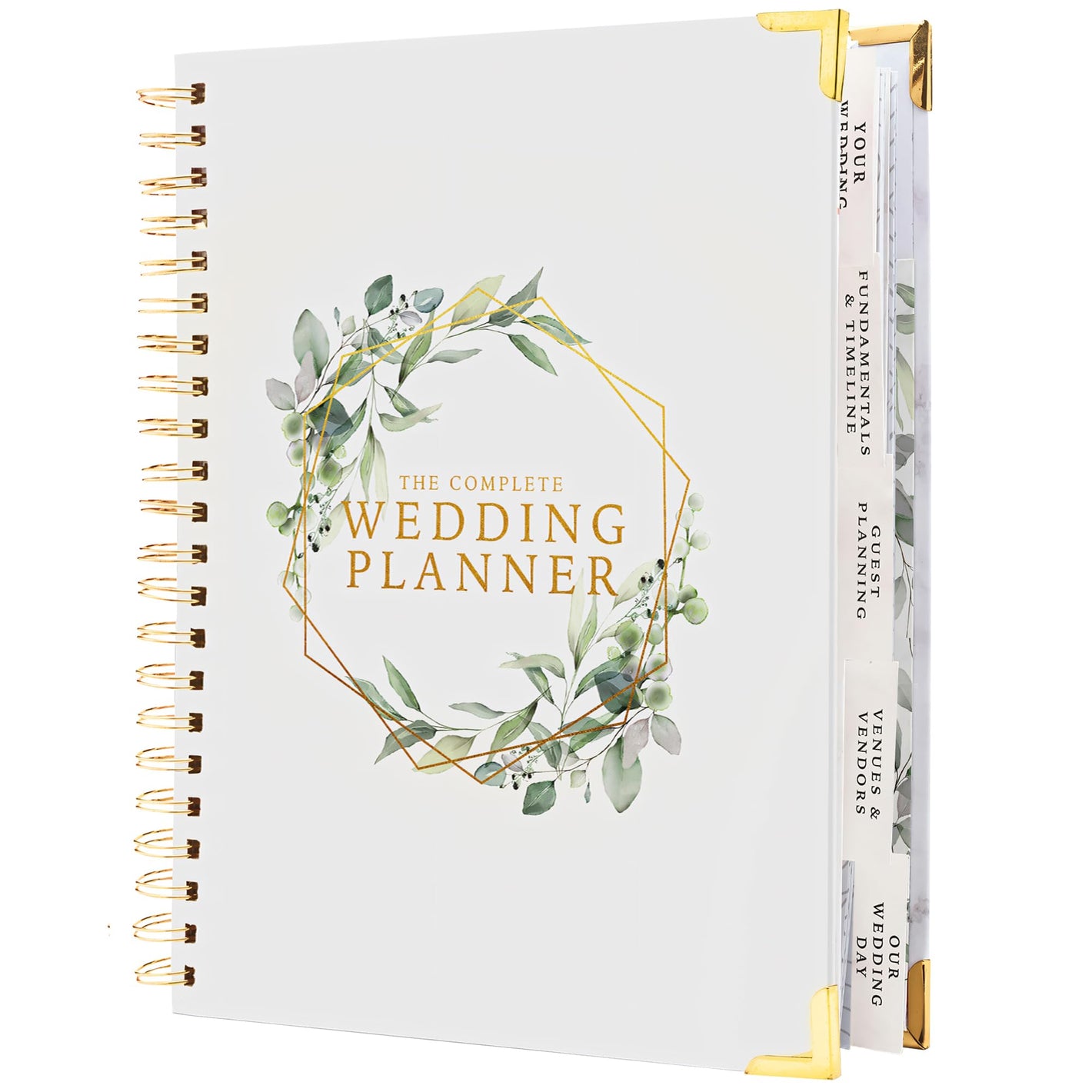 Buy now Your Perfect Day Wedding Planner Book and Organizer - Wedding Planner Book - Bridal Planning Binder with Countdown Calendar - Bride Gifts - (FLORAL) at indiglob india