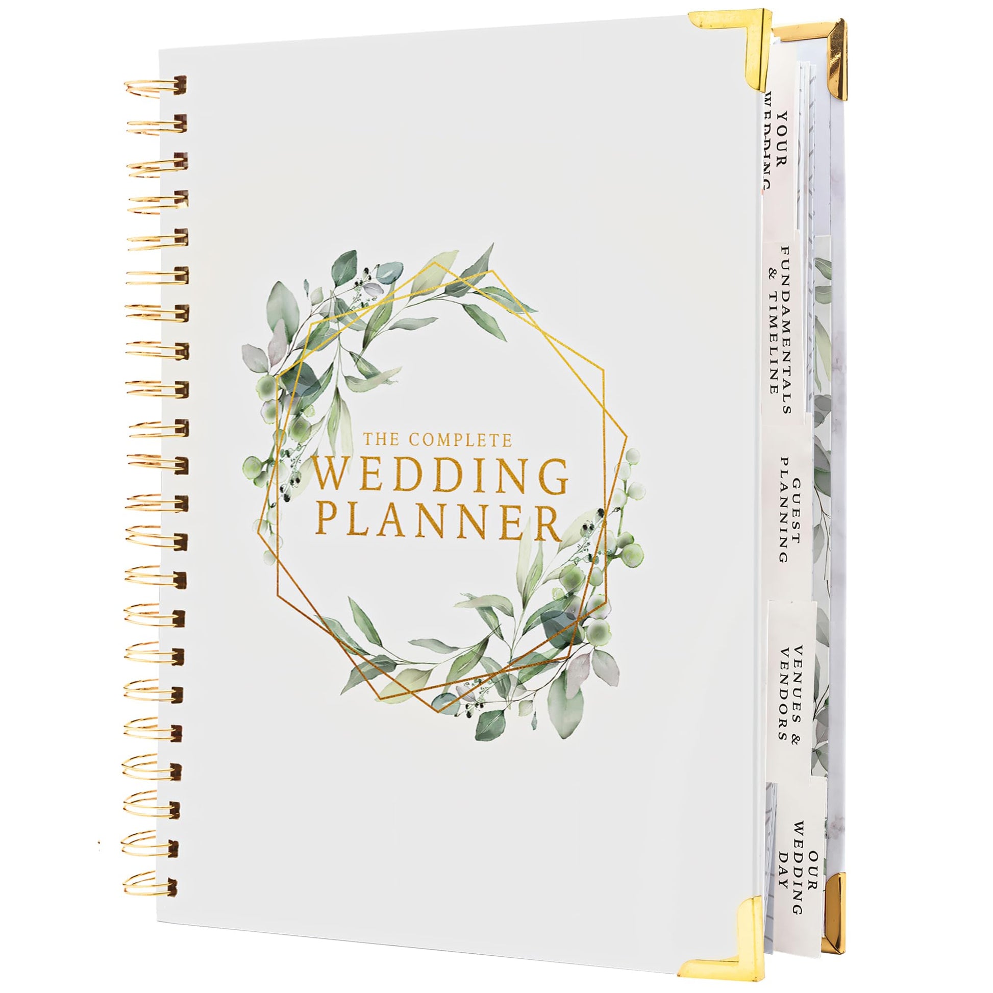 Buy now Your Perfect Day Wedding Planner Book and Organizer - Wedding Planner Book - Bridal Planning Binder with Countdown Calendar - Bride Gifts - (FLORAL) Floral at indiglob india