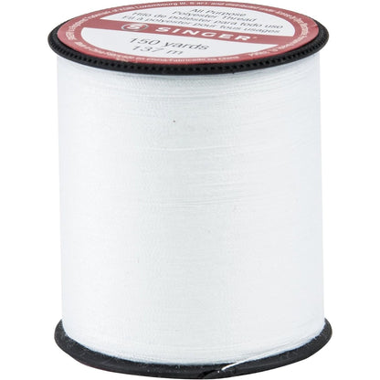 Singer 60110All Purpose Polyester Thread, 150 Yards, Black