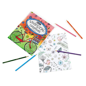 Buy now Crayola Whimsical Creations Coloring Book for Adults (40pgs), Adult Coloring Pages, 8x10, Perforated, Gift for Teens & Adults at indiglob india