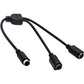 zdyCGTime S-Video Y Splitter Cable for Electronic Adapter, 11Inch, Black