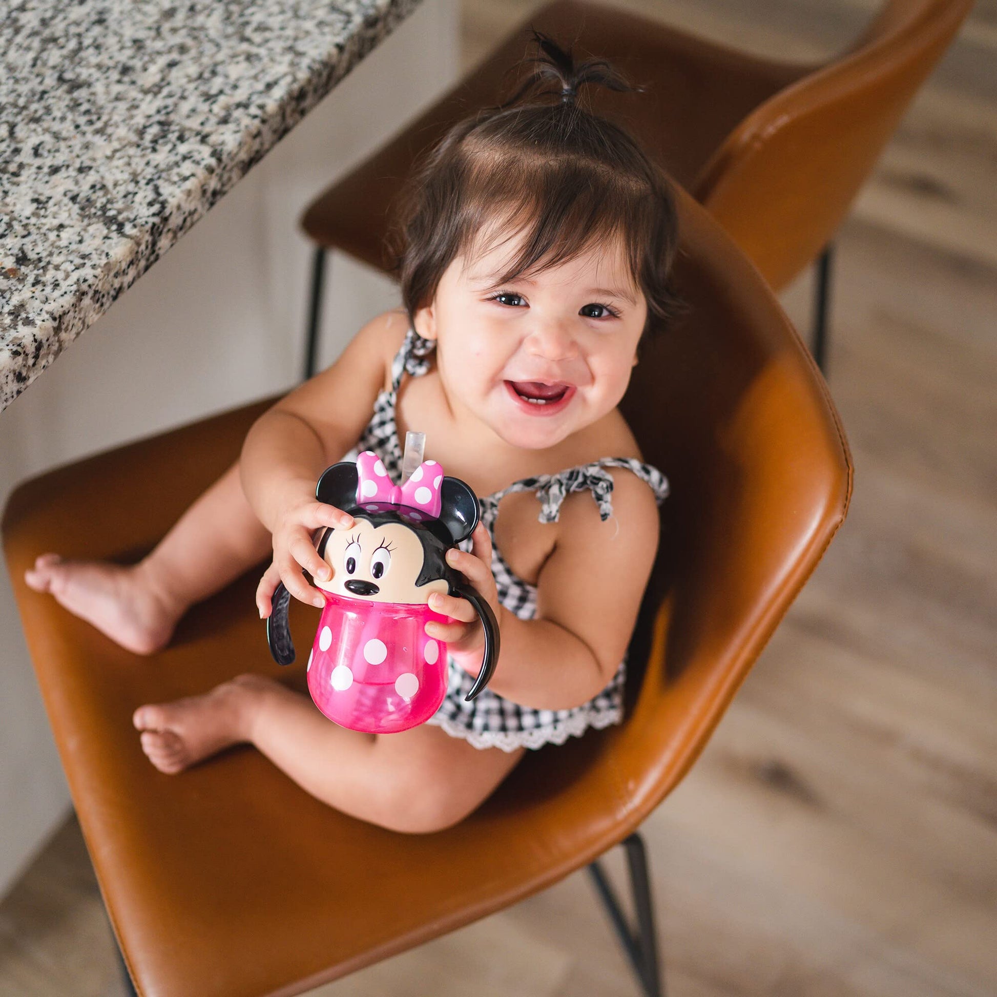 Buy now The First Years Disney Minnie Mouse Trainer Straw Cup - Disney Toddler Cups with Straw - 9 Months and Up - 7 Oz at indiglob india