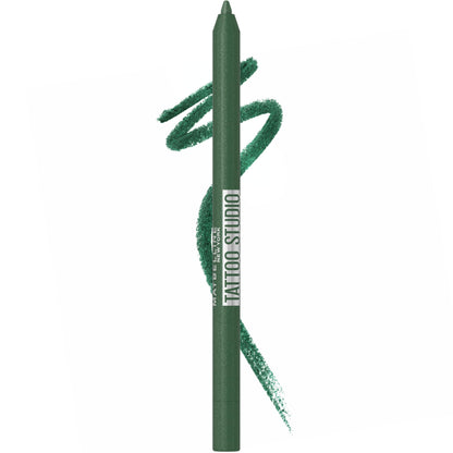 Buy now Maybelline TattooStudio Long-Lasting Sharpenable Eyeliner Pencil, Glide on Smooth Gel Pigments with 36 Hour Wear, Waterproof, Deep Onyx, 1 Count 817 HUNTER GREEN 0.04 Ounce (Pack of 1) at indiglob india