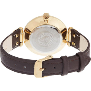 Anne Klein Women's Leather Strap Watch