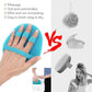 1 Pack Pure Silicone Food-grade Body Brush Shower Cleansing Scrubber Gentle Exfoliating Glove Soft Bristles (Blue) - My Store