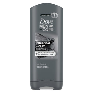 Buy now DOVE MEN + CARE Purifying Charcoal + Clay Body and Face Wash with 24-Hour Nourishing Micromoisture Technology Body Wash for Men, 13.5 oz at indiglob india