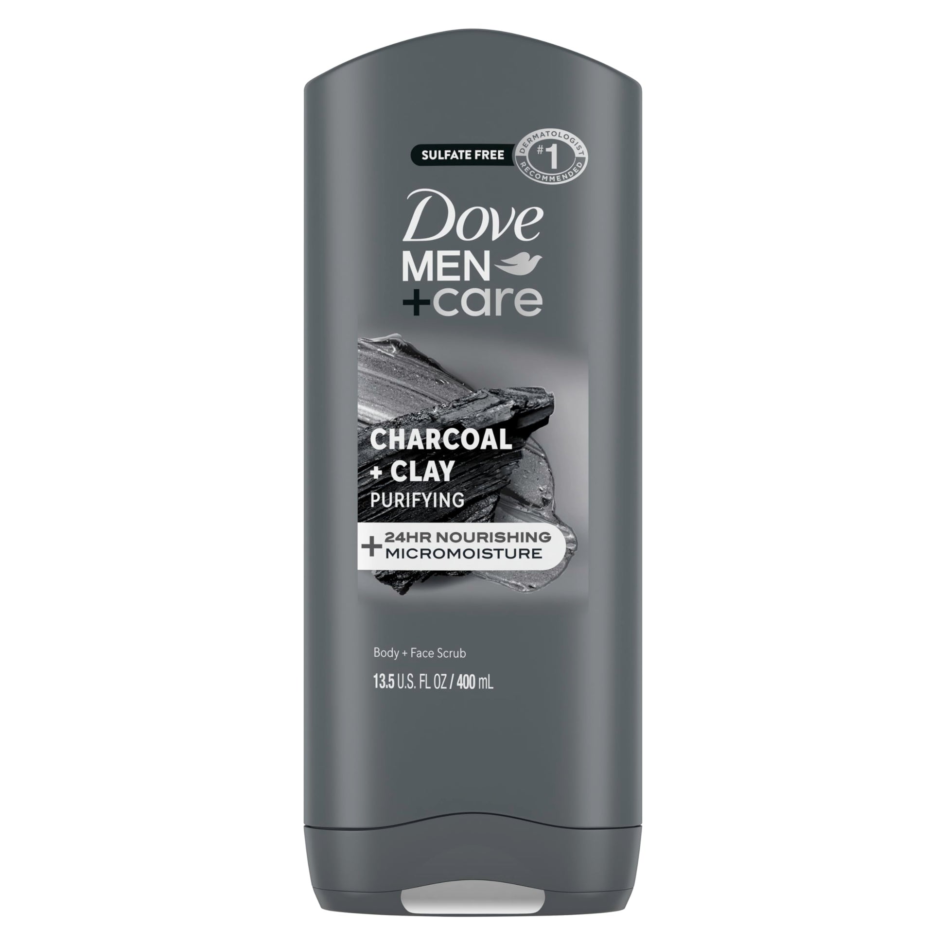 Buy now DOVE MEN + CARE Purifying Charcoal + Clay Body and Face Wash with 24-Hour Nourishing Micromoisture Technology Body Wash for Men, 13.5 oz Charcoal and Clay at indiglob india