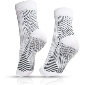 AmRelieve® Soothesocks Compression Socks, Support Socks for Women Compression and Men, White