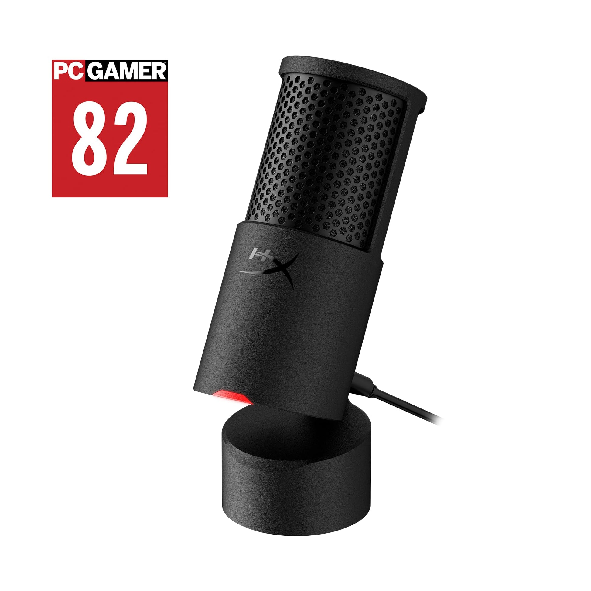 Buy now HyperX SoloCast – USB Condenser Gaming Microphone, for PC, PS4, PS5 and Mac, Tap-to-Mute Sensor, Cardioid Polar Pattern, great for Streaming, Podcasts, Twitch, YouTube, Discord,Black at indiglob india